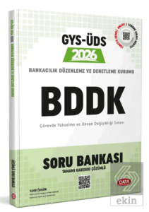 Data Yayınları Bankacılık Düzenleme ve Denetleme Kurumu (BDDK) 2026 GYS-ÜDS Konu Anlatımlı