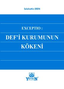 Def'i Kurumun Kökeni