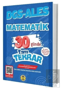 DGS - ALES Matematik 30 Günde Tam Tekrar Soru Bankası