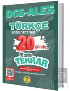 DGS ALES Türkçe 20 Günde Tam Tekrar Soru Bankası