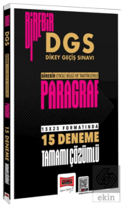 DGS Birebir Tamamı Çözümlü Paragraf 15 Deneme