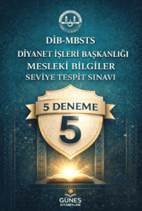DİB-MBSTS Diyanet İşleri Başkanlığı Mesleki Bilgiler Seviye Tespit Sınavı 5 Deneme
