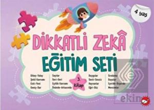 Dikkatli Zeka Eğitim Seti 3. Kitap (4 Yaş)