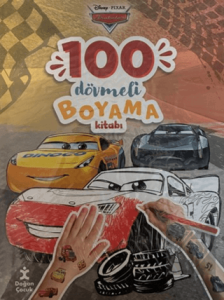 Disney Arabalar – 100 Dövmeli Boyama Kitabı