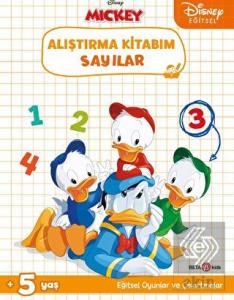 Disney Eğitsel Çıkartmalı Alıştırma Kitabım Sayıla