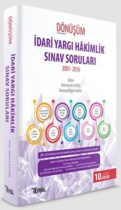 Dönüşüm İdari Yargı Hakimlik Sınav Soruları