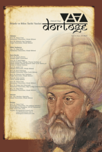 Dörtöğe Felsefe ve Bilim Tarihi Yazıları Hakemli Dergi Yıl: 14 Sayı:28