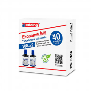Edding Legamaster Mürekkep 100ML Mavi 2 Li Kutu