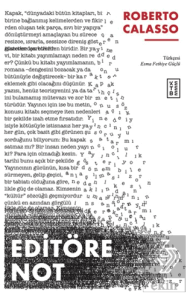 Editöre Not