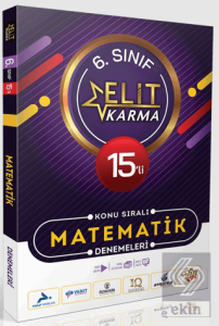 Elit Karma 6. Sınıf 15li Konu Sıralı Matematik Denemeleri