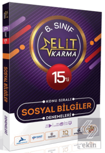 Elit Karma 6. Sınıf 15li Konu Sıralı Sosyal Bilgiler Denemeleri