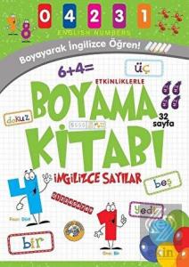 Etkinliklerle Boyama Kitabı İngilizce Sayılar
