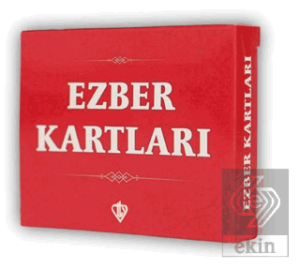 Ezber Kartları Kırmızı 70*90 Mm