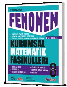 Fenomen 8. Sınıf Kurumsal Matematik Fasikülleri (4-5-6. Fasikül)