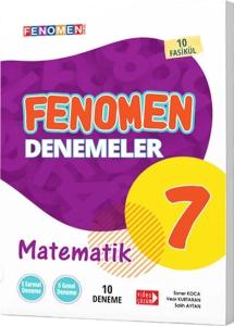 Fenomen Okul Yayınları 7. Sınıf Matematik 10 Deneme