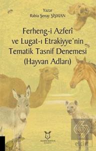 Ferheng-i Azferi ve Lugat-ı Etrakiyye'nin Tematik 