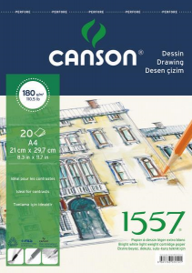Fila Canson 1557 Resim ve Çizim Blok Üstten Spiralli 180 Gr. A4 20yp.