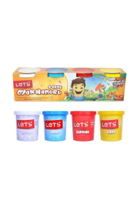 Fıma Lets 4 lü Ana Renk Oyun Hamuru 600 gr.