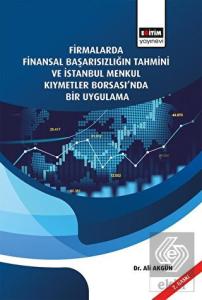 Firmalarda Finansal Başarısızlığın Tahmini Ve İsta