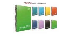 Gıpta FRESCO SP. DÜZ PP DEFTER A4 120YP KARELİ