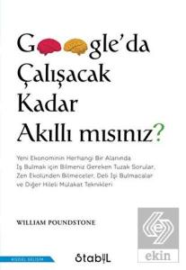 Google'da Çalışacak Kadar Akıllı Mısınız?