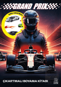 Grand Prix Çıkartmalı Boyama Kitabı