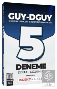 GUY-DGUY Gelir Uzman Yardımcılığı 5 Deneme