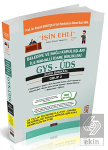 GYS-ÜDS Belediye ve Bağlı Kuruluşları Mahalli İdare Birlikleri Personeli Grup 2 Soru Bankası