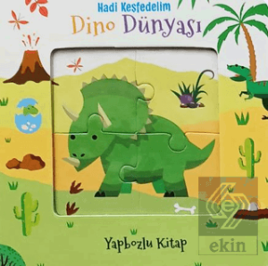 Hadi Keşfedelim - Dino Dünyası Yapbozlu Karton Kitap