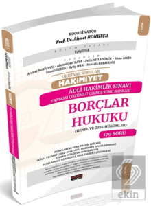 HAKİMİYET Adli Hakimlik Borçlar Hukuku Çıkmış Soru Bankası