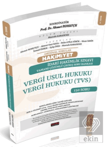 HAKİMİYET Adli Hakimlik Vergi Usul Vergi Hukuku TVS Çıkmış Soru Bankası