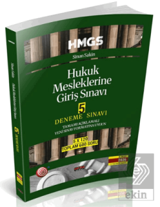 HMGS Hukuk Mesleklerine Giriş Sınavı 5 Deneme Sınavı
