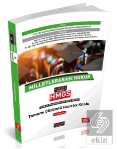 HMGS Milletlerarası Hukuk Tamamı Çözümlü Hazırlık Kitabı