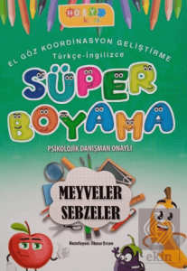 Hoby Kidss Süper Boyama Meyveler- Sebzeler