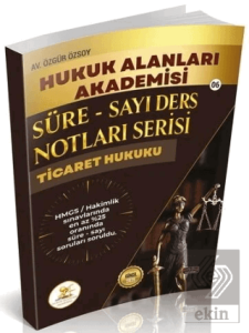 HUKAL 2026 HMGS Hakimlik Ticaret Hukuku Süre-Sayı Ders Notları
