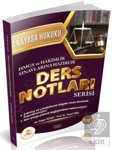 HUKAL HMGS - Hakimlik Anayasa Hukuku Ders Notları