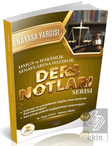 HUKAL HMGS - Hakimlik Anayasa Yargısı Ders Notları