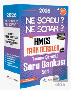 Hukuk Atölyesi 2026 HMGS Fark Dersler Ne Sordu Ne Sorar Tamamı Çözümlü Soru Bankası Seti