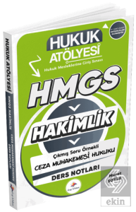 Hukuk Atölyesi HMGS Hakimlik Ceza Muhakemesi Hukuku Ders Notları