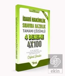 İdari Hakimlik Sınavına Hazırlık Tamamı Çözümlü 4 