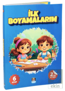 İlk Boyamalarım Renkli ve Çıkartmalarla Beraber (6 Kitap Set) 2+Yaş