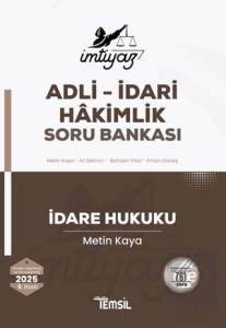 İmtiyaz İdare Hukuku Soru Bankası