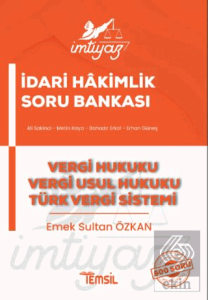 İmtiyaz İdari Hakimlik Vergi Hukuku Vergi Usul Hu