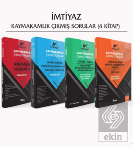 İmtiyaz Kaymakamlık Çıkmış Sorular 4lü Set (2025)