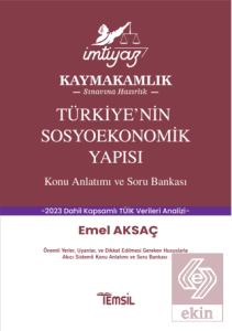 Türkiye'nin Sosyoekonomik Yapısı Konu Anlatımı-Soru Bankası