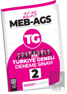 İndeks Akademi 2025 MEB-AGS TG-1 Türkiye Geneli Deneme Çözümlü İndeks Akademi Yayıncılık