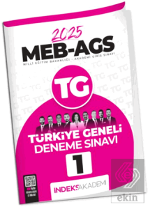 İndeks Akademi 2025 MEB-AGS TG-1 Türkiye Geneli Deneme Çözümlü İndeks Akademi Yayıncılık