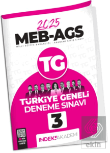 İndeks Akademi 2025 MEB-AGS TG-3 Türkiye Geneli Deneme Çözümlü İndeks Akademi Yayıncılık