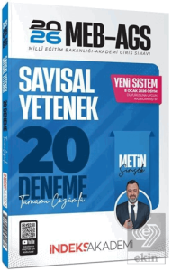 İndeks Akademi 2026 MEB-AGS Sayısal Yetenek 20 Deneme Çözümlü