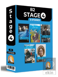 İngilizce Hikaye Stage 4 5'li Hikaye Seti Kutu Tanıtım (B2) Seviyelerinde Kare Kod Okumalı